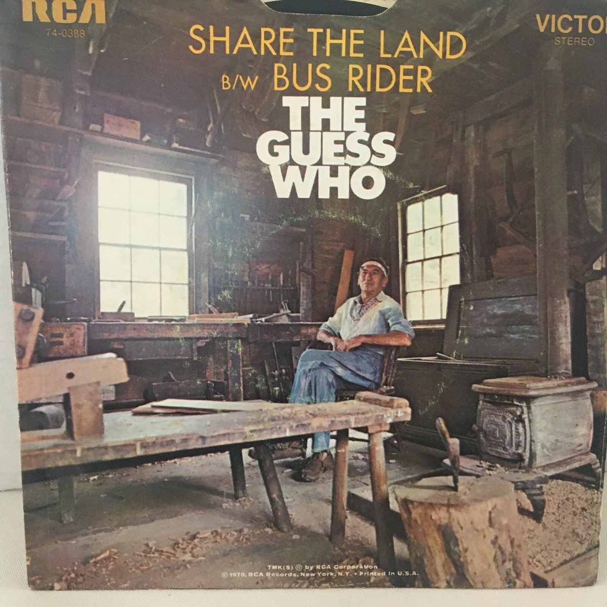 THE GUESS WHO 45 SINGLE, BUS RIDER / SHARE THE LAND | eBay
