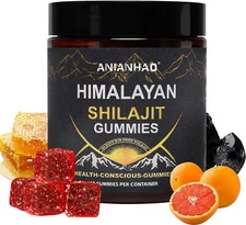 Shilajit Resin Gummies - Energy, Stamina & Immunity - 60ct