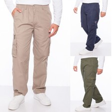 Herren Cargohose Dehnbund Arbeit Hose Feldhose Cargo Hose Gummibund Rangerhose