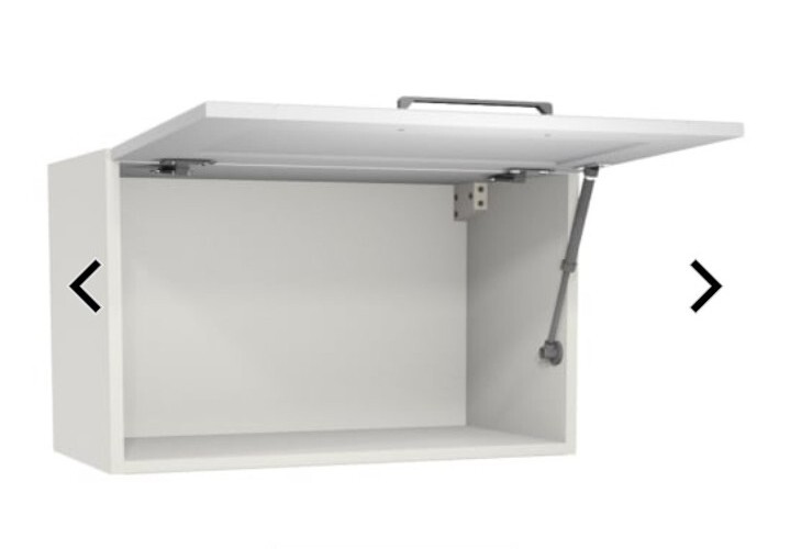 Wren Kitchen Shaker Infinity Matt Light Grey Lift Door Wall Unit RRP £