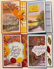 4 Designs Stampin Up! Grateful for You, Lovely, Change Nature Greeting Card Kit