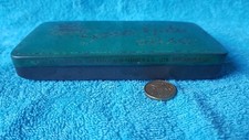 alte Blechdose Tabak Gr&uuml;n Gold Shag Ellebrecht Cigaretten & Tabakwaren