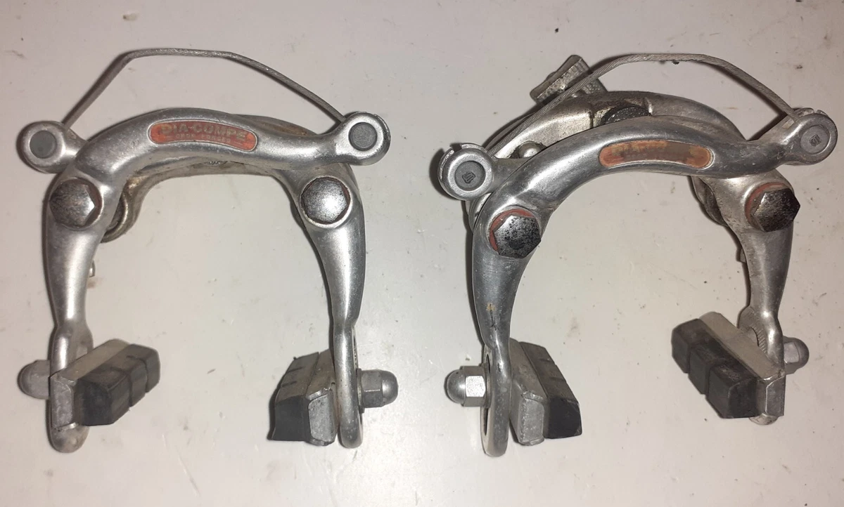Par de frenos voladizos marcados DIA-COMPE, aluminio, para bicicleta de carreras