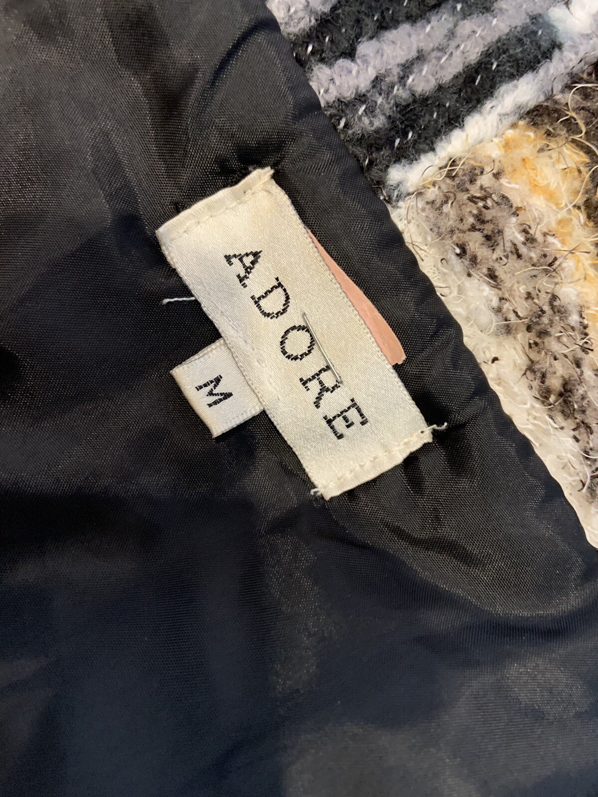 Adore Jacket Embroidered Patchwork Sz M Assorted … - image 4