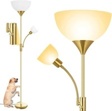 Floor Lamp Standing Lamp, LED Torchiere Floor Lamps with Adjustable Gold