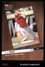 2020 Topps Best of Topps Now #BTN5 Mike Trout ANGELS