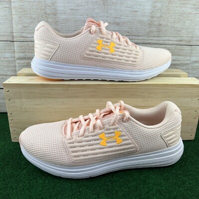 Under Armour Pink Surge Running Shoes (3021248-600) Womens Size