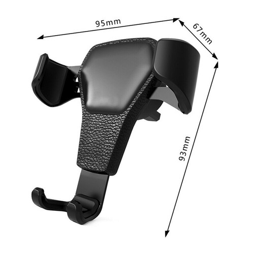 Universal Gravity Car Cell Phone Holder Mount Air Vent Stand For iPhone Samsung - Picture 9 of 11