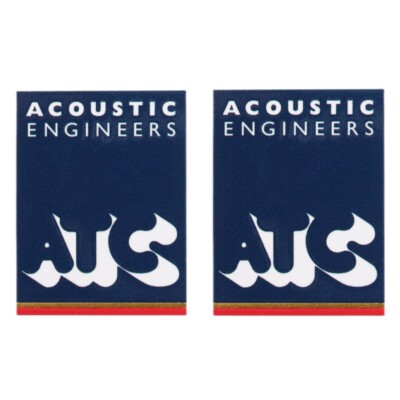 ATC ACOUSTIC ENGINEERS Logo Bage 40mm(1.57'')X30.43mm(1.2'')