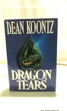 1993 Dragon Tears by Dean Koontz Hardcover Book