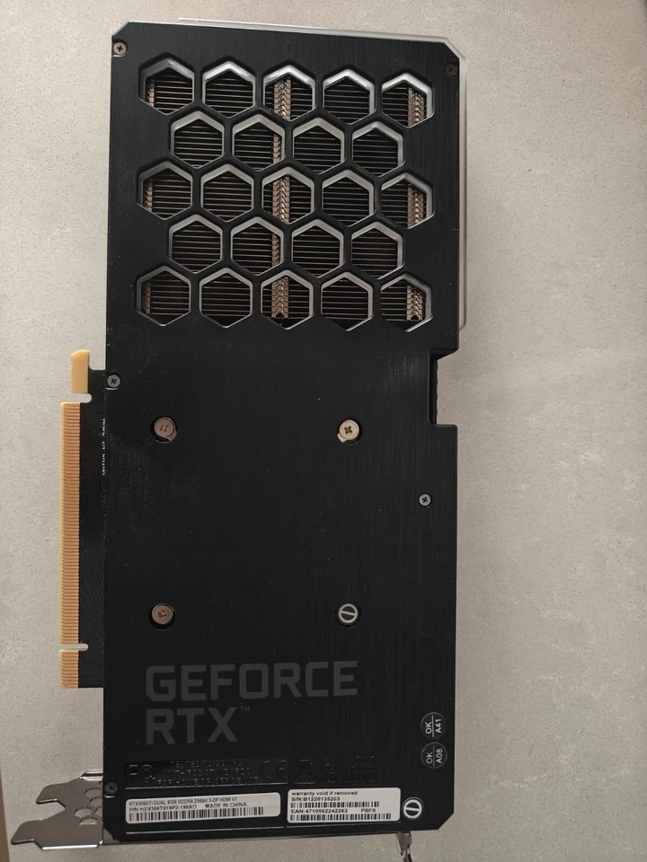 Palit 3060ti  NVIDIA RTX GAMING GPU - 8GB - GDDR6 - Used - Image 4 of 4