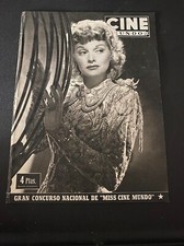 CINE MUNDO 1952, LUCILLE BALL GORGEOUS COVER-RARE