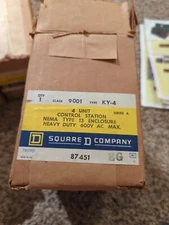 Square D Company 87451 4 Unit Control Station Nema Type 13 Enclosure