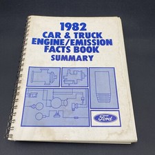 1984 FORD CAR AND TRUCK ENGINE EMISSION FACTS BOOK SUMMARY GUIDE MANUAL BOOK 