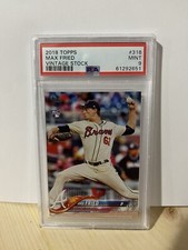 2018 Topps #316 Max Fried Vintage Stock Parallel /99 PSA 9 RC Braves Yankees