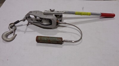 LINCOLN LUG-ALL 3/4 TON CABLE HOIST / SWAGED BALL CABLE SOCKET TOWER TENSIONER