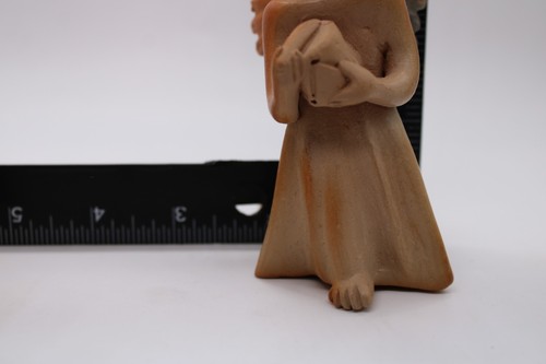 De colección Ángeles Arte Folclórico Arcilla Terracota Ángel Alado Músico Hecho en Guatemala - Imagen 8 de 8