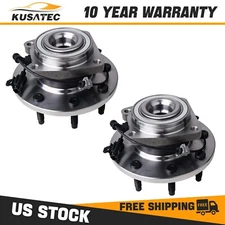 Pair Front Wheel Hub Bearing Assembly For Chevy Silverado GMC Sierra 2500/3500HD