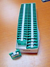 😉 (47) ALLEN BRADLEY GREEN TERMINAL BLOCK 1492-CAM LOT OF 47