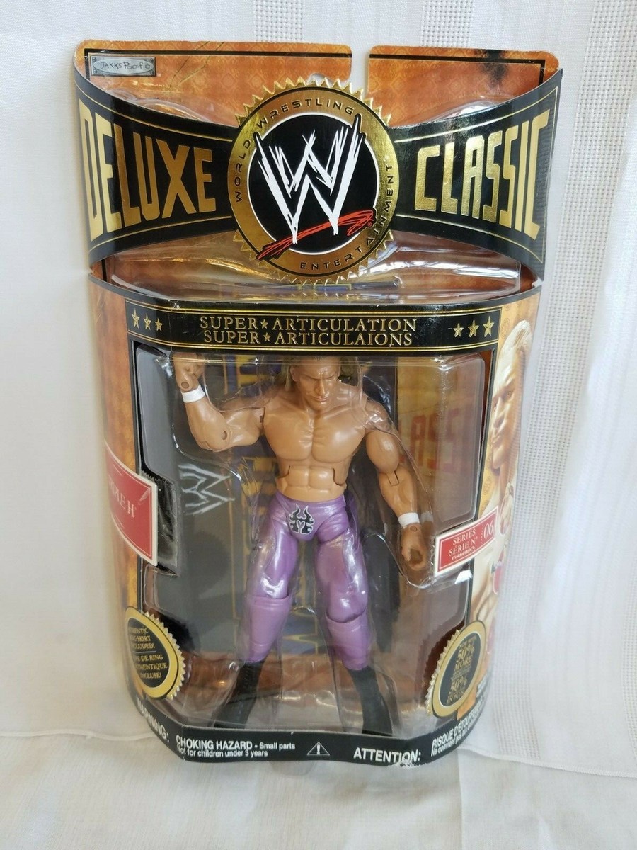 New WWE 2008 Deluxe Classic World Wrestling Triple H Action New WWE 2008 Deluxe Classic World Wrestling Triple H Action
