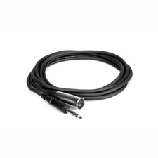 Hosa STX-102M 2-Feet 1/4-Inch TRS to XLR3M Cable
