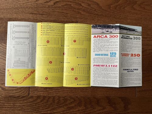 Vintage 1969-70 Daytona International Speedway Race Brochure - Picture 2 of 6