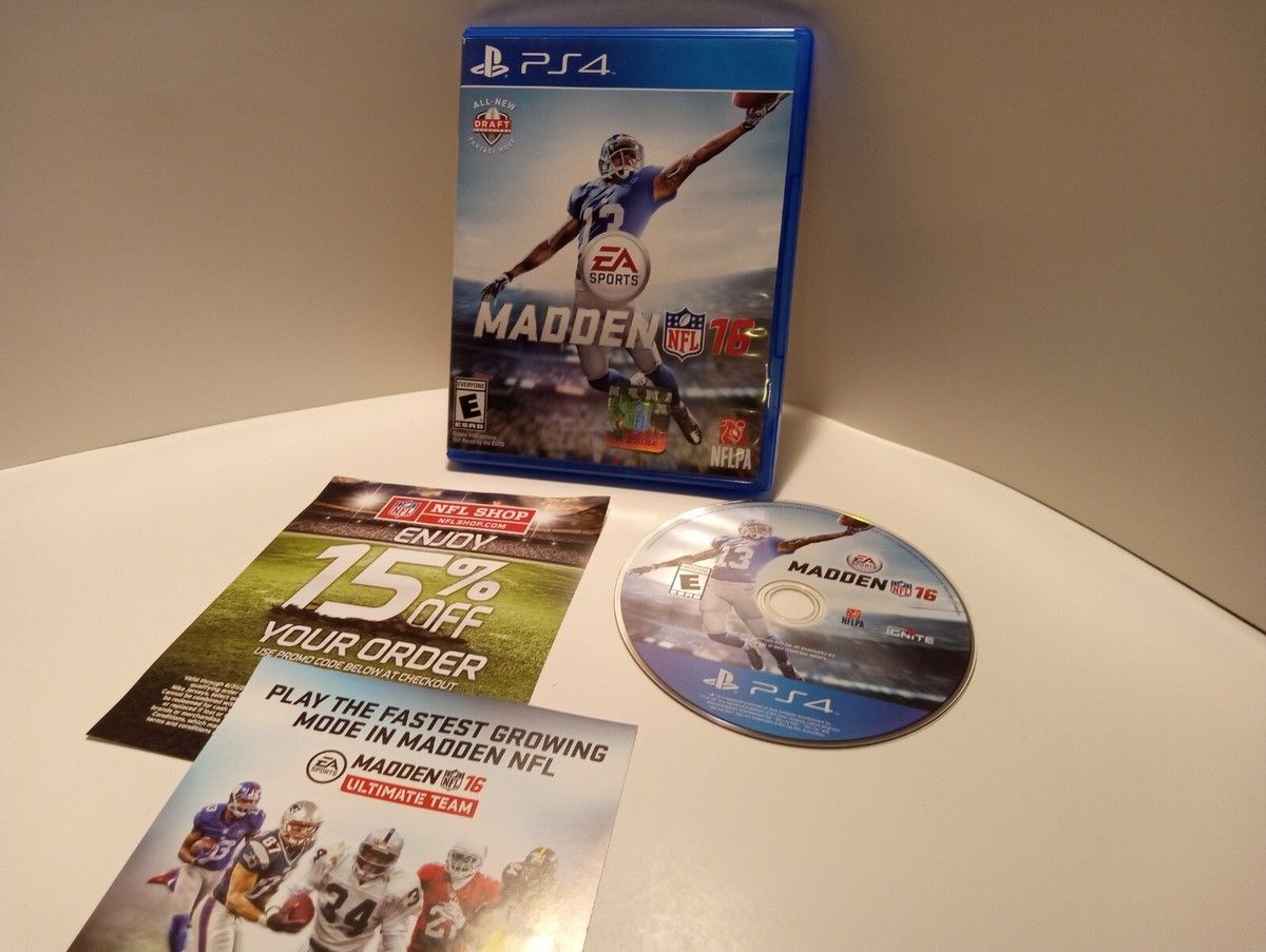 Nfl Draft Nfl Network On Ps4 Madden NFL 16 (PS4) PlayStation J&L Game
