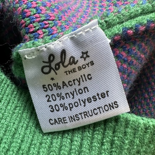 Lola and the Boys Heart Sweater Size 5-6 - Picture 6 of 8