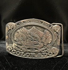 Spec Cast "Colorado - The Centennial State" Metal Belt Buckle