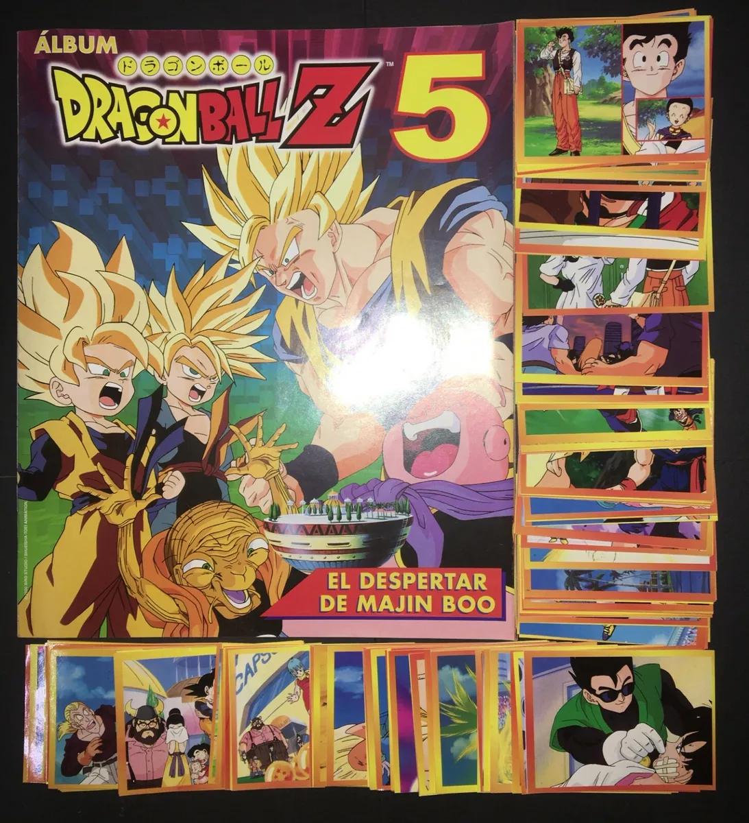 DRAGON BALL Z 5 Album + Full Set 208/208 PERU 2008 Navarrete Majin Buu Saga