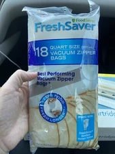 Food Saver Fresh Saver Quart Size Bags (18) Count NEW
