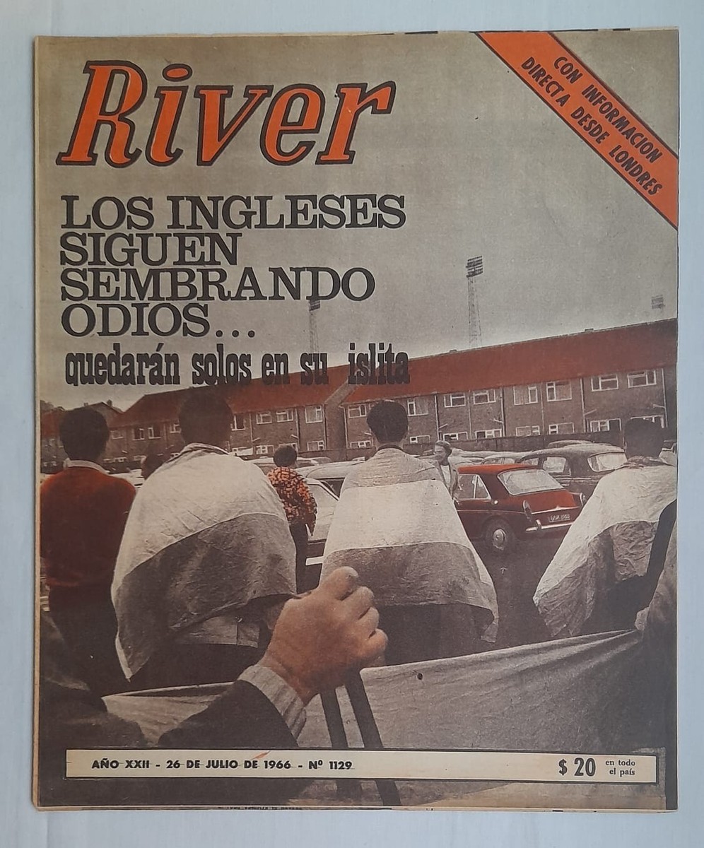 お歳暮 人気 WORLD FIFA CUP RIVER Original - 1966 England ARGENTINA ウェア