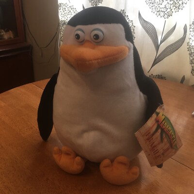 Madagascar Skipper Penguin Soft Plush Toy Gosh! Dreamworks (2004