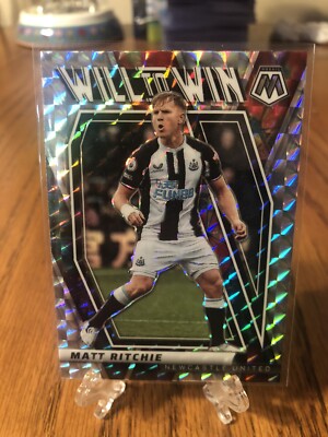 2021-22 Mosaic Premier Will to Win Purple Prizm Matt Ritchie Newcastle #36 FRESH