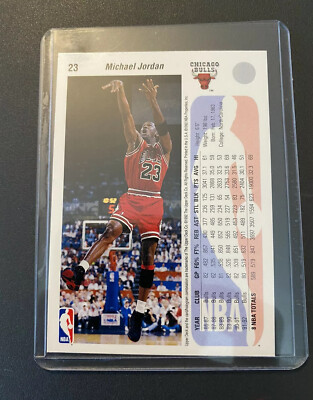 1992-1993 Upperdeck Basketball Michael Jordan Card #23 Mint