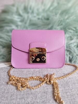 NWT FURLA Metropolis Authentic Women Crossbody Leather Bag Purse NWT FURLA Metropolis Authentic Women Crossbody Leather Bag Purse