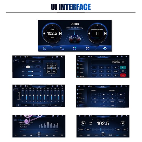 5" Wireless Carplay Car Stereo Radio MP5 Android Auto Bluetooth IPS Screen + CAM - Picture 13 of 15