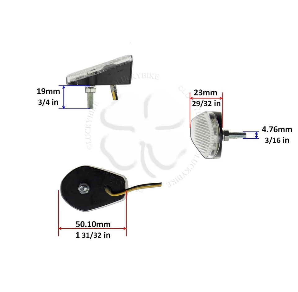 Señal de giro delantero transparente NoCut para Suzuki GSXR 600 1000 750 Euro Foto 2 de 4