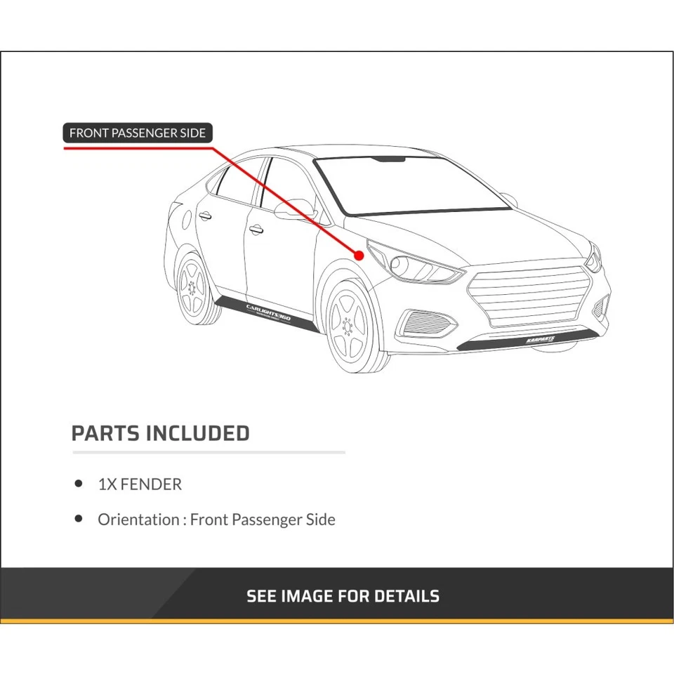 For Mercedes-Benz E350/E550 2010-2016 Passenger Side Fender | Front | CAPA Foto 3 de 3
