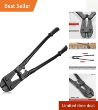 30 Inch Bolt Cutters with Center Cut Blades - Exceptional Strength & Durability