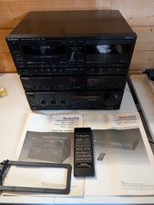 Technics SU-X911 Black Class Amp, RS-X911 Cassette Deck & ST-933l Tuner