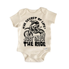 Enjoy Ride Dirt Bike Atv Newborn Baby Onesie® Bodysuit
