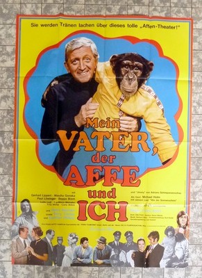 Mein Vater, der Affe und ich A0-FILMPOSTER XL 84x120cm German 2-Sheet ´71