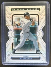 2025 Panini National Treasures Bo Jackson Holo Silver #/49 White Sox