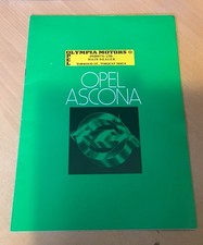 OPEL ASCONA Range 1977 UK Mkt Sales Brochure 