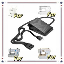 110V Foot Control Pedal Power For Euro-Pro Sewing 50-375 534DX 605D 6130 EP380