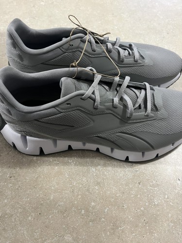 Reebok Zig Dynamica 4 Men's Running Shoe Gray Sneaker Footwear Trainers #394 - Picture 5 of 5