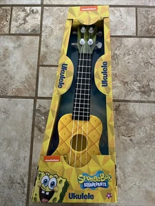 Spongebob Squarepants Ukulele Toy Instrument 6+ Ages Brand New 