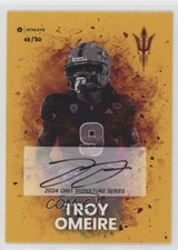 2024 Arizona State University Sun Devils 48/50 Troy Omeire #S-12 Auto 1by6