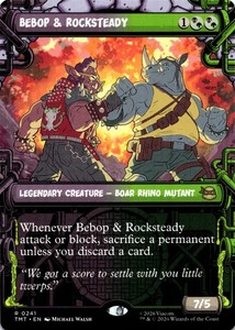 Bebop & Rocksteady (Showcase) - Teenage Mutant Ninja Turtles #241/343